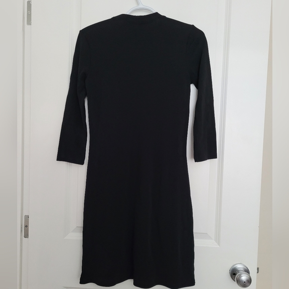 DKNY Longline V-neck Button-Down Cardigan size 0 ptp 15.5 inches - Picture 2 of 9